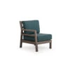 Maui Outdoor PoliSoul™ Left Facing Arm Chair In Vintage Walnut