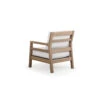Maui Outdoor PoliSoul™ Right Facing Arm Chair In Weathered Teak