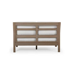 Maui Outdoor PoliSoulâ„¢ Loveseat In Weathered Teak