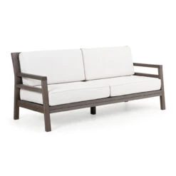 Maui Outdoor PoliSoul™ Sofa In Vintage Walnut