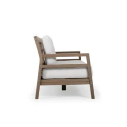 Maui Outdoor PoliSoul™ Sofa In Weathered Teak