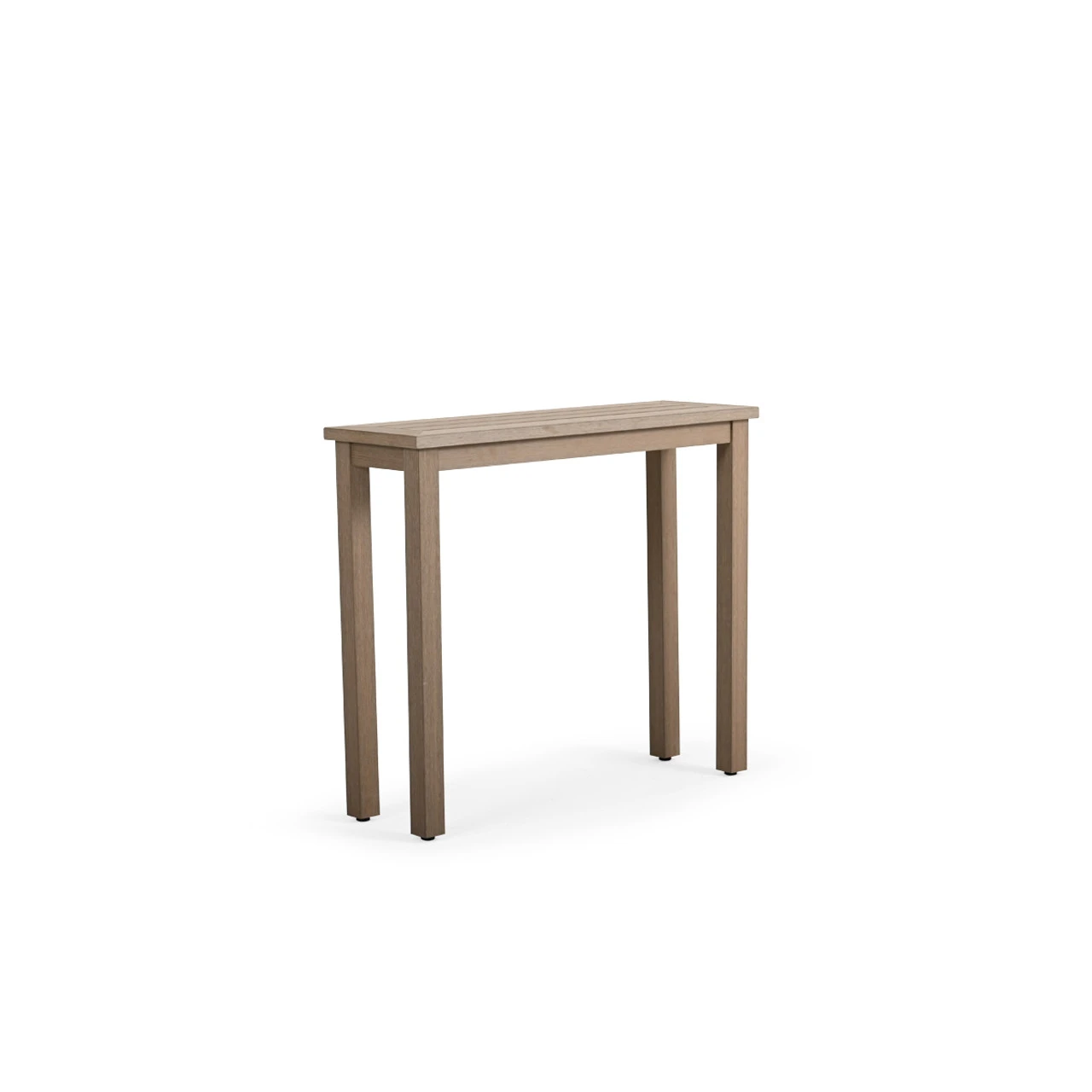 Maui Outdoor PoliSoulâ„¢ Petite Console Table In Weathered Teak