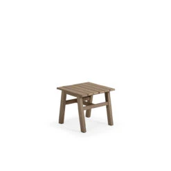 Maui Outdoor PoliSoul™ End Table In Weathered Teak