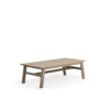Maui Outdoor PoliSoul™ Cocktail Table In Weathered Teak