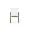 Maui Outdoor PoliSoul™ Sling Dining Arm Chair In Weathered Teak