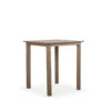 Maui Outdoor PoliSoul™ 36" Square Bar Height Table In Weathered Teak