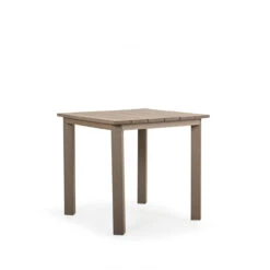 Maui Outdoor PoliSoul™ 36" Square Counter Height Table In Weathered Teak