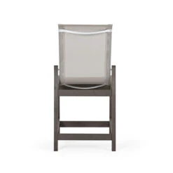 Maui Outdoor PoliSoul™ Sling Counter Chair In Vintage Walnut