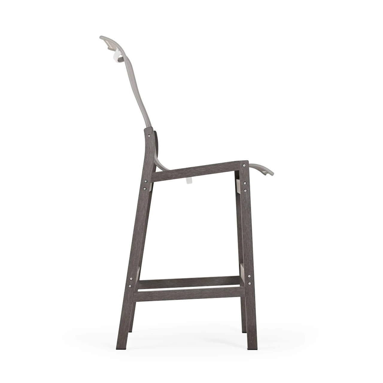 Maui Outdoor PoliSoulâ„¢ Sling Bar Chair In Vintage Walnut