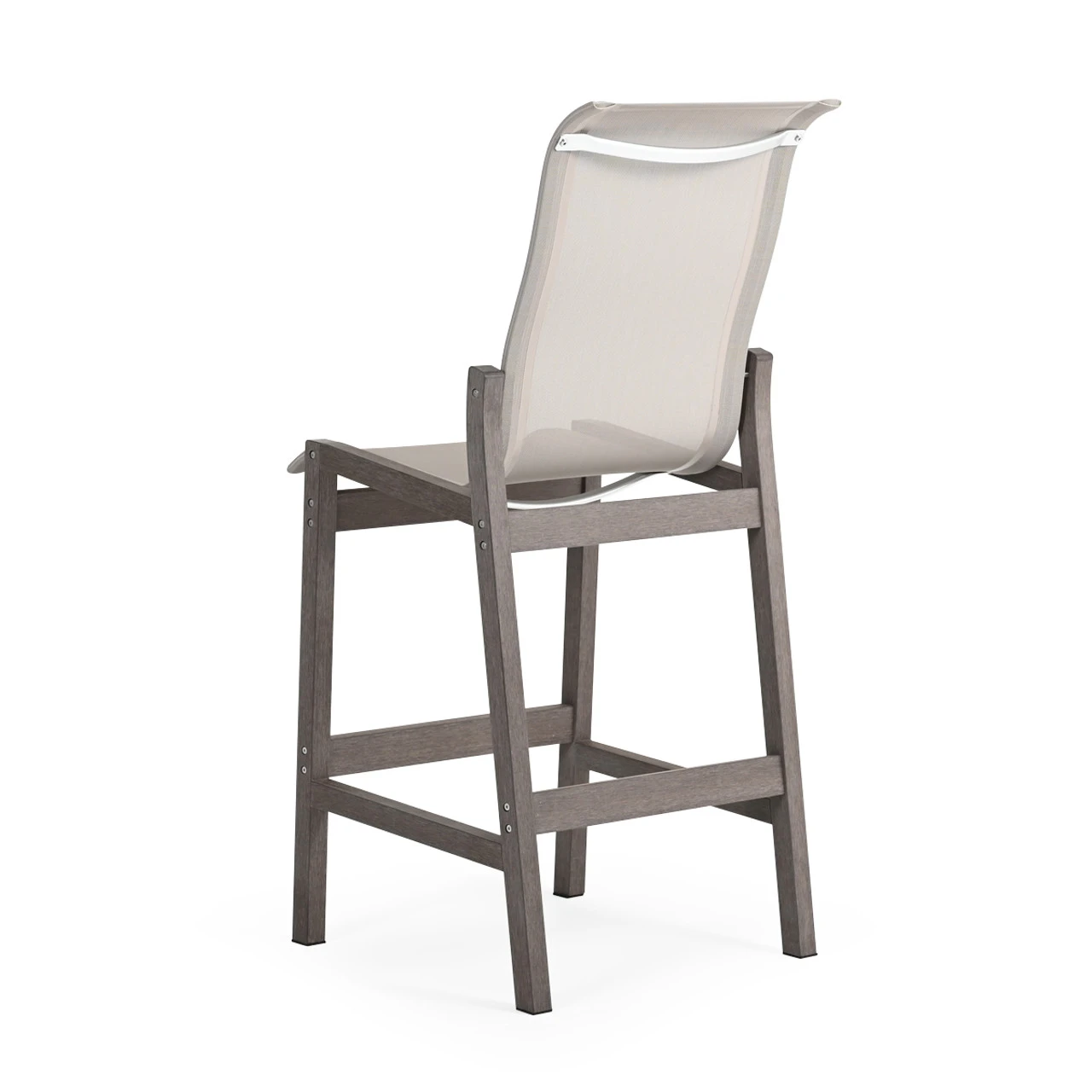 Maui Outdoor PoliSoulâ„¢ Sling Bar Chair In Vintage Walnut - Image 2
