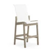 Maui Outdoor PoliSoul™ Sling Bar Chair In Weathered Teak