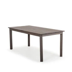 Maui Outdoor PoliSoul™ Rectangle Counter Height Table In Vintage Walnut