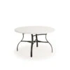 Shoreline 48" Round Dining Table With Faux Stone Table Top