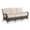 Kokomo Outdoor Wicker Sofa In Tortoise Shell