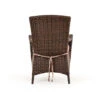 Kokomo Outdoor Wicker Dining Arm Chair In Tortoise Shell