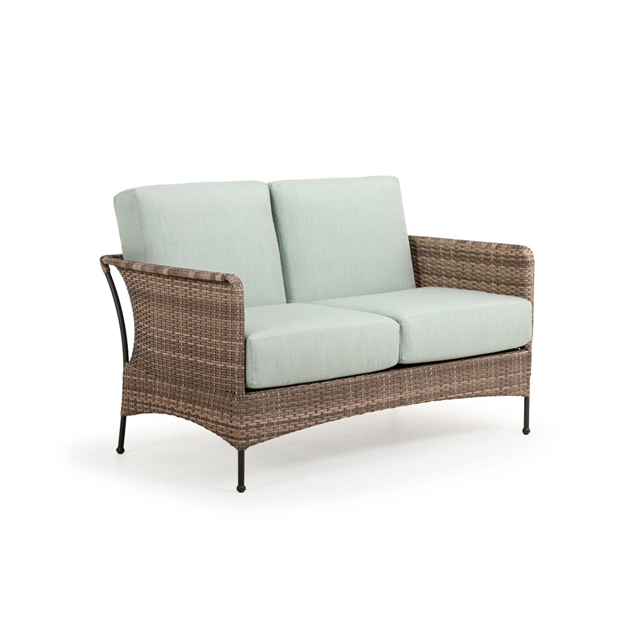 Garden Terrace Outdoor Wicker Loveseat - Image 5