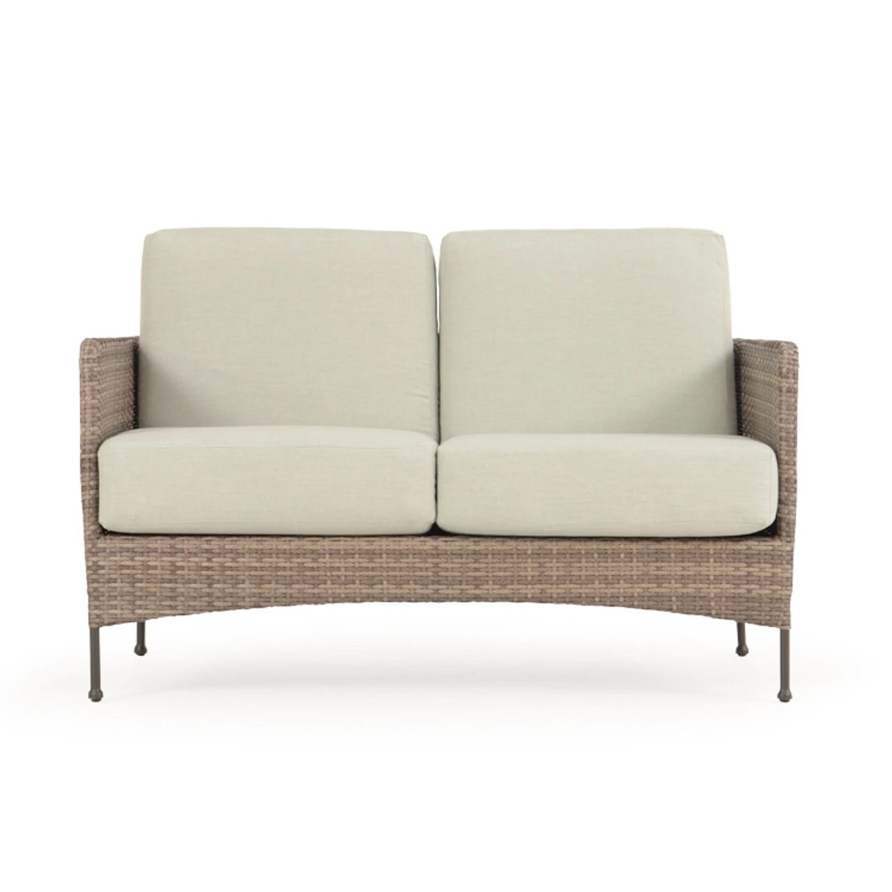Garden Terrace Outdoor Wicker Loveseat - Image 7