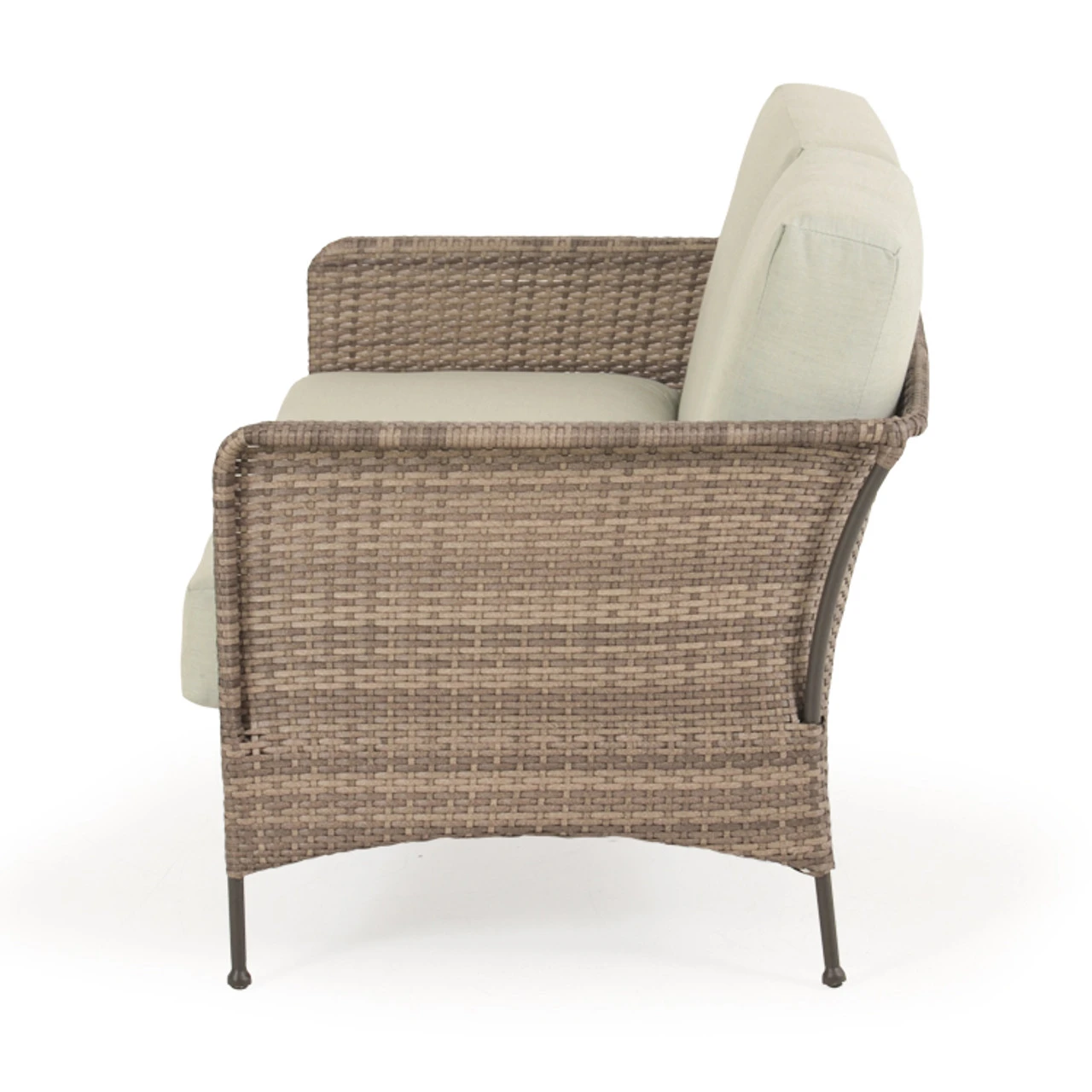 Garden Terrace Outdoor Wicker Loveseat - Image 8