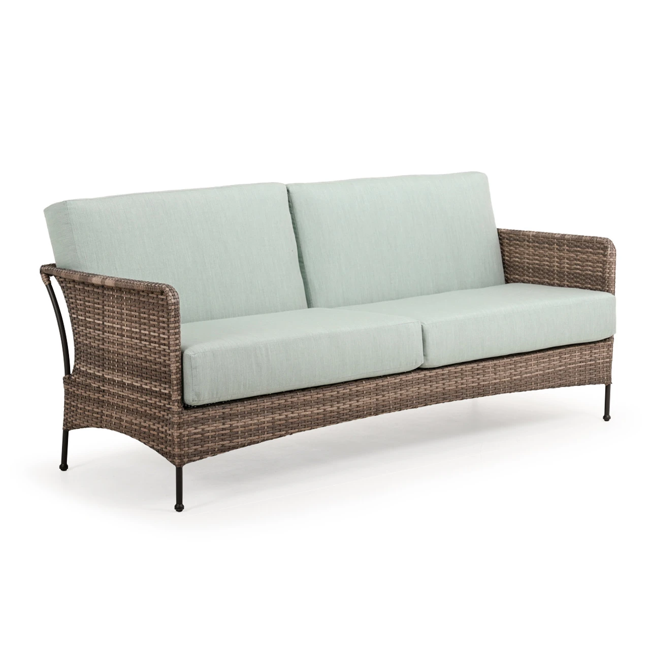 Garden Terrace Outdoor Wicker Sofa - Image 5