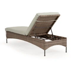 Garden Terrace Outdoor Wicker Chaise Lounge