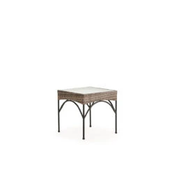 Garden Terrace Outdoor Square Wicker End Table