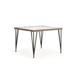 Garden Terrace Outdoor Wicker 39" Square Dining Table