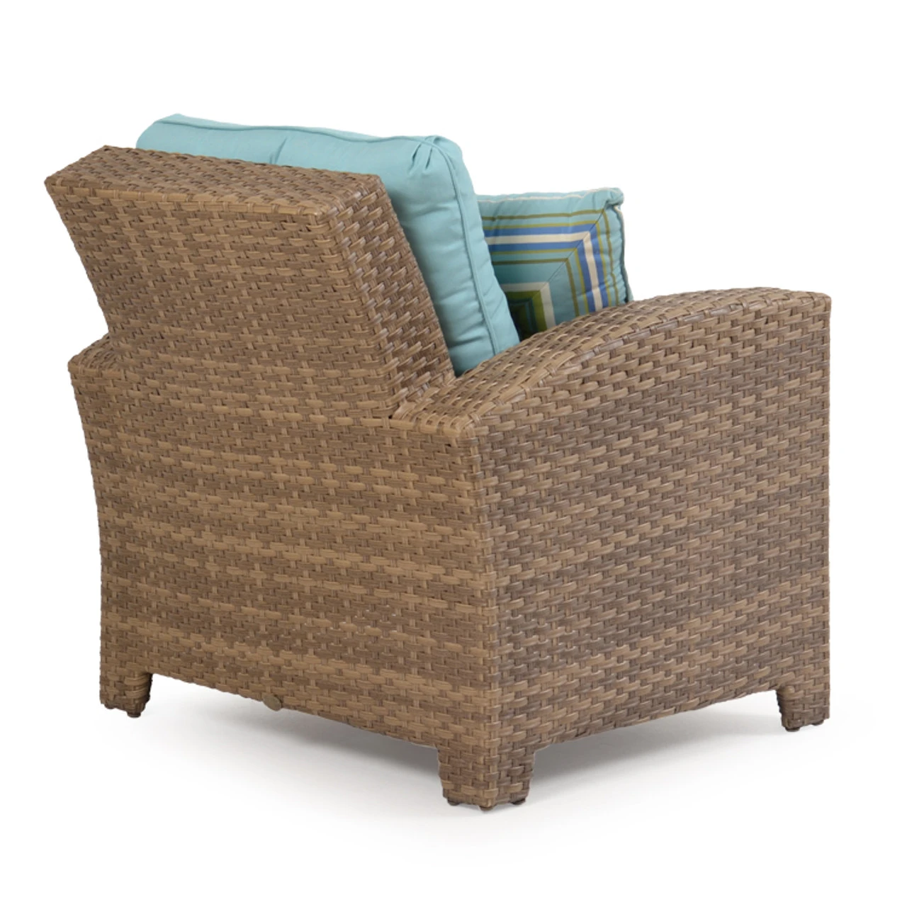 Kokomo Outdoor Wicker Club Chair In Oyster Grey - Image 6