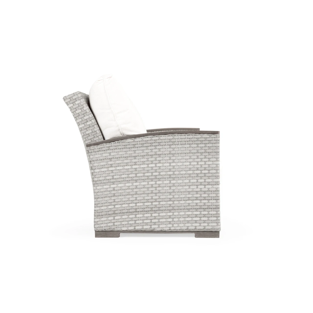 Retreat Outdoor Wicker Sofa In Pebblestone - Image 3