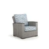 Retreat Outdoor Wicker Club Chair In Pebblestone