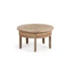 Retreat Outdoor Wicker Round Cocktail Table In Sandstone