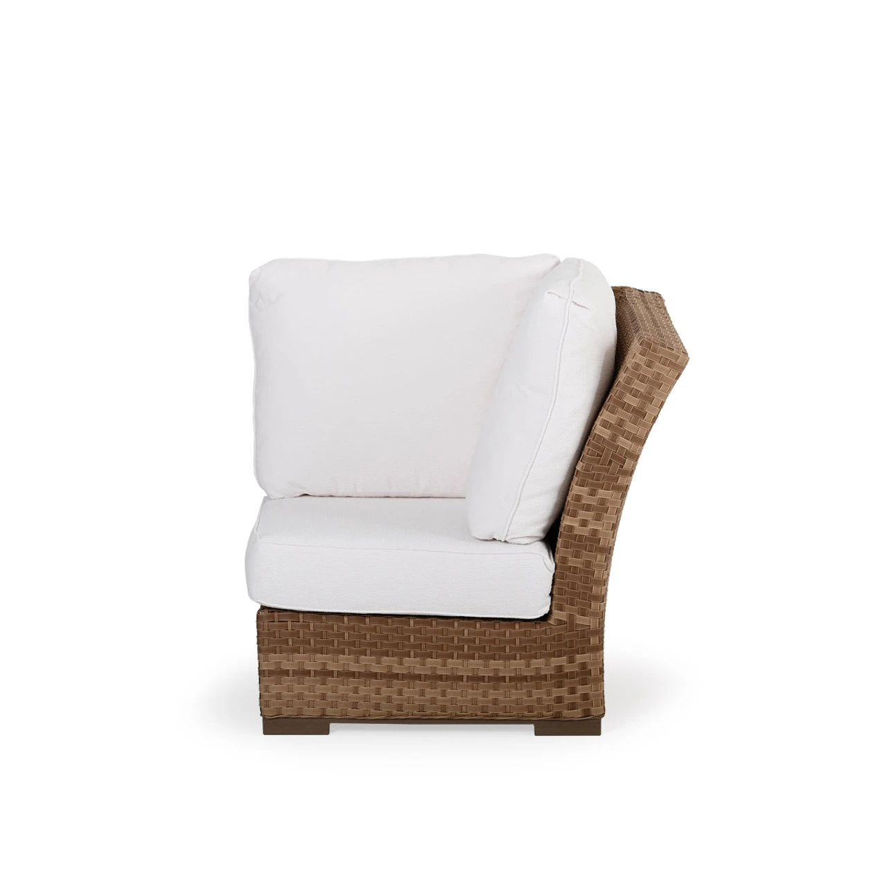 Retreat Outdoor Wicker Corner Chair In Sandstone - Image 2