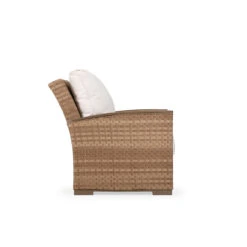 Retreat Outdoor Wicker Reclining Back Club Chair In Sandstone