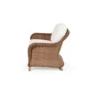 Sanibel Outdoor Wicker Loveseat In Nutmeg