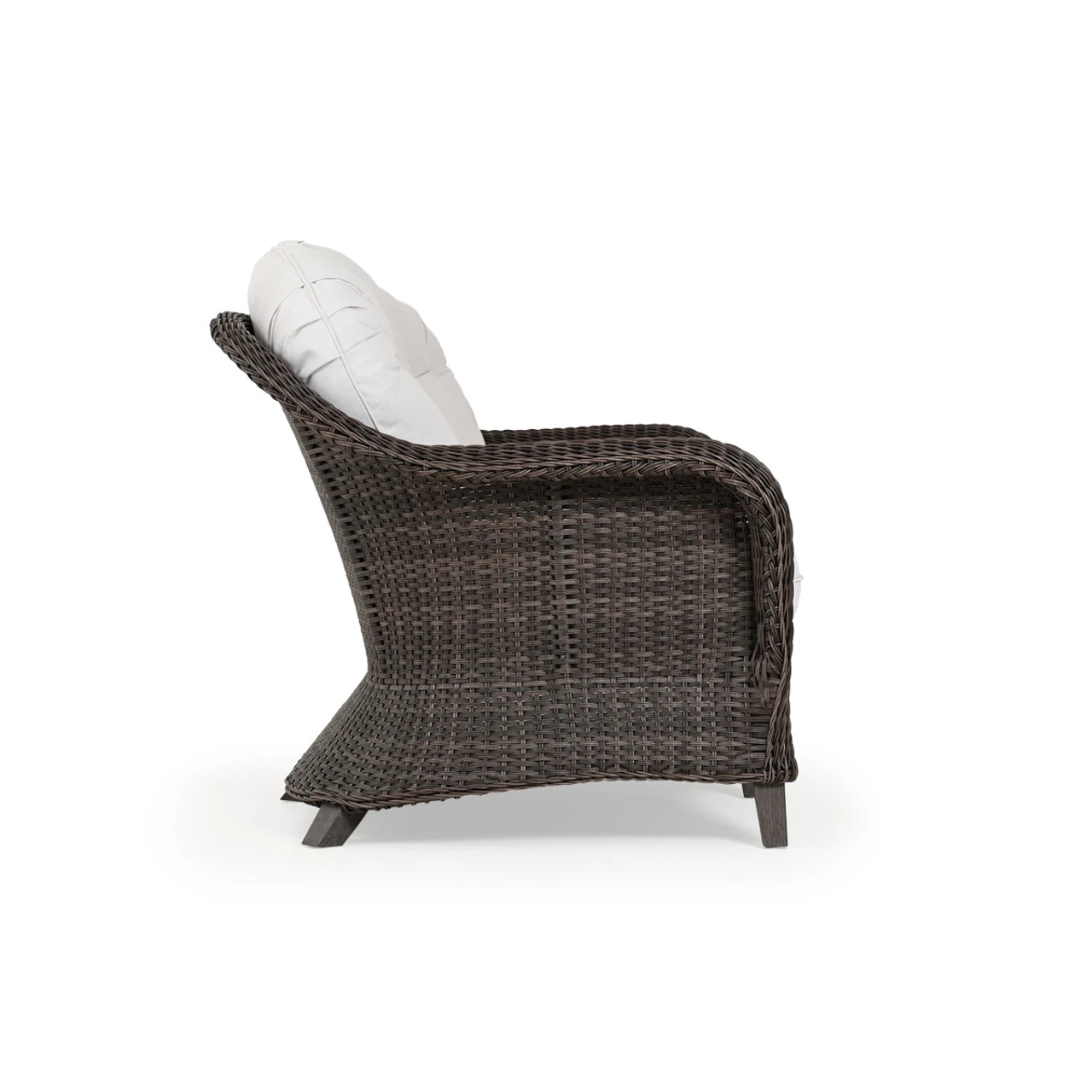 Sanibel Outdoor Wicker Sofa In Peppercorn - Image 4