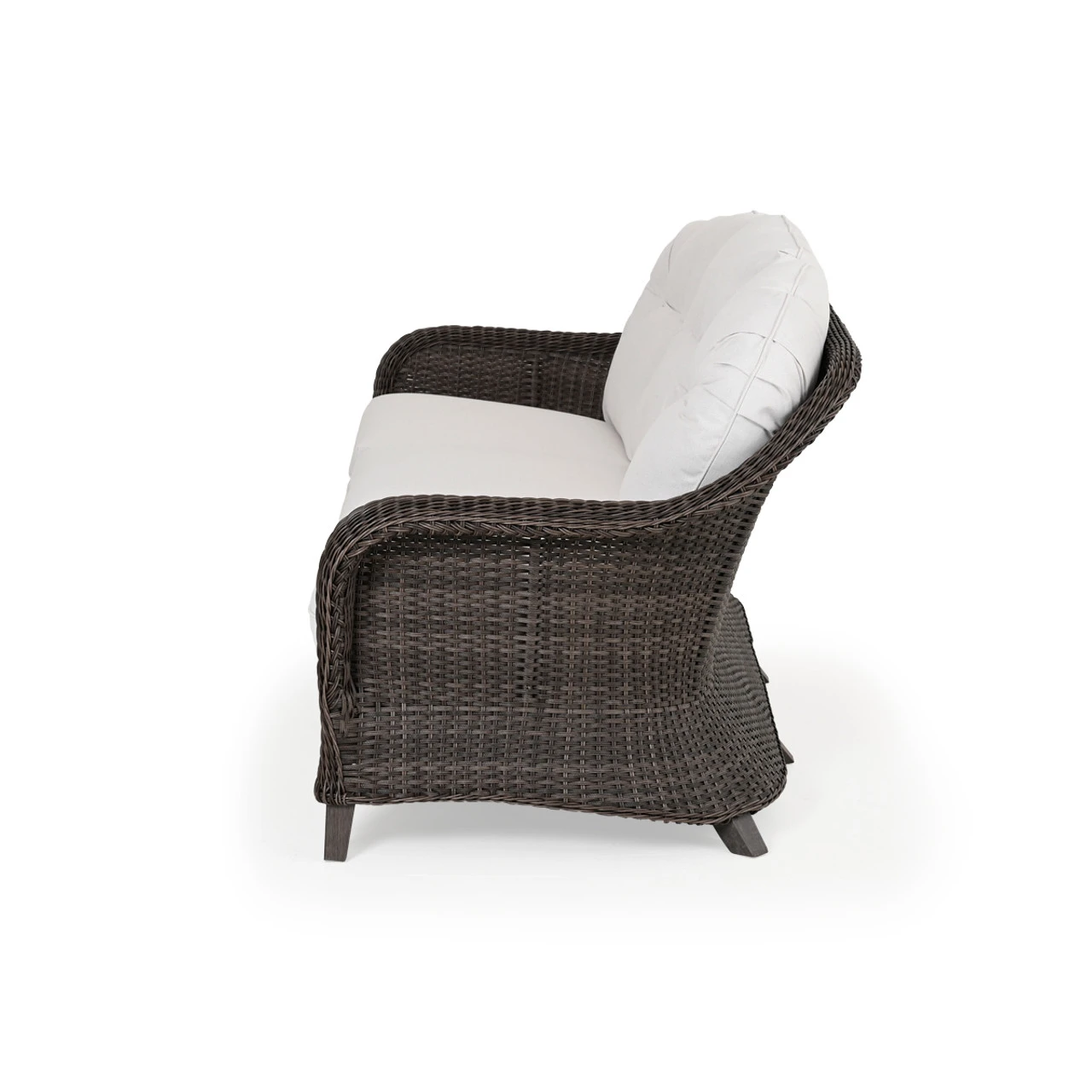 Sanibel Outdoor Wicker Sofa In Peppercorn - Image 7