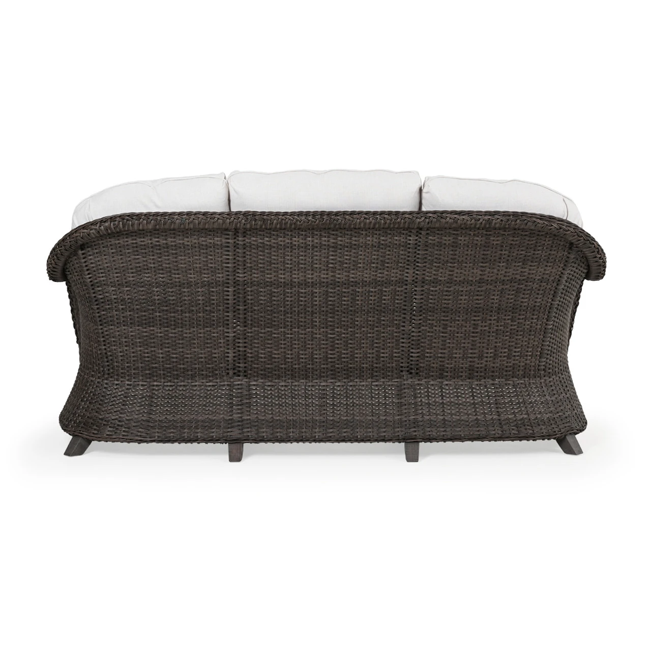 Sanibel Outdoor Wicker Sofa In Peppercorn - Image 6
