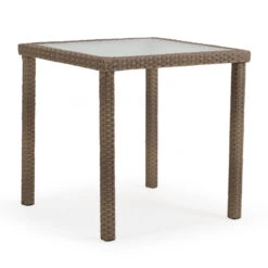 Kokomo Outdoor 34" Square Bar Table In Oyster Grey