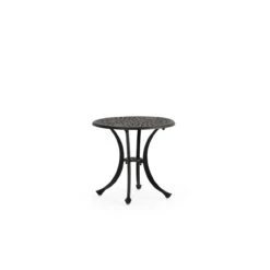 Trellis Outdoor Cast Aluminum Round Tea Table