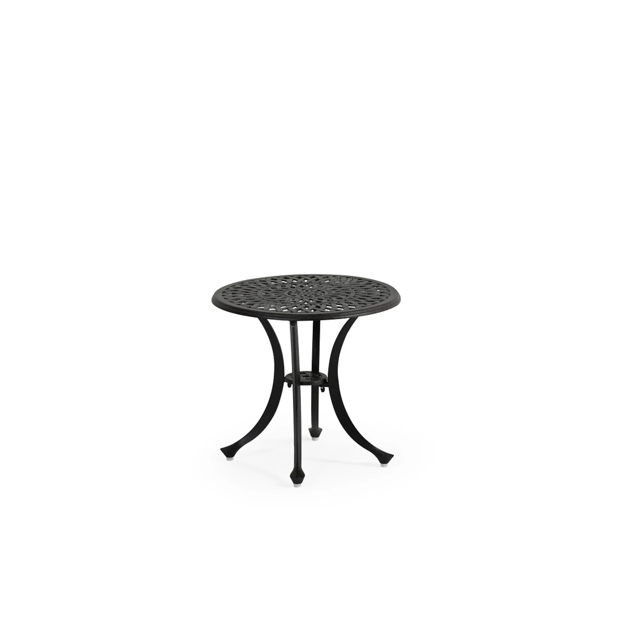 Trellis Outdoor Cast Aluminum Round Tea Table - Image 2