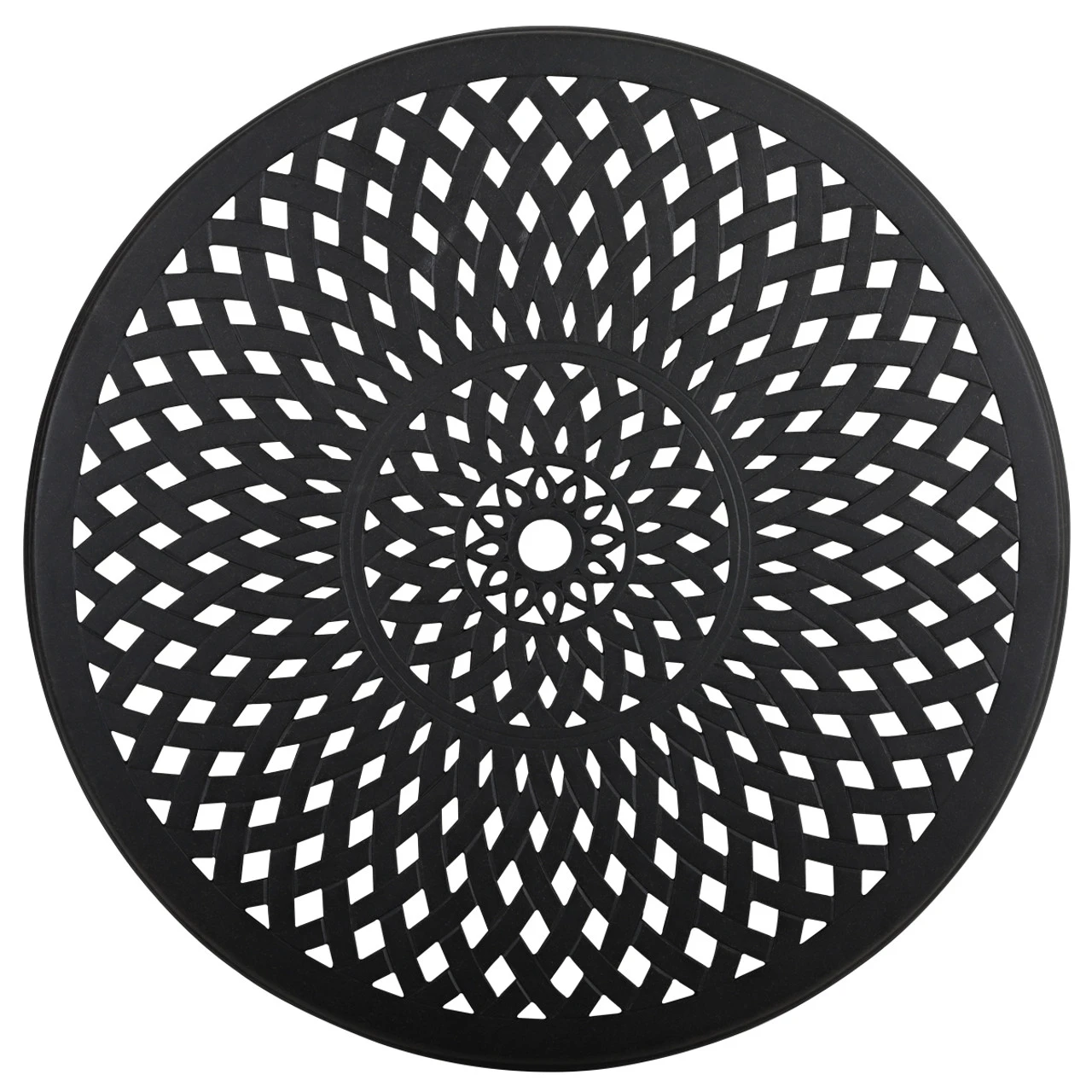 Trellis Outdoor Cast Aluminum 42" Round Counter Table - Image 2