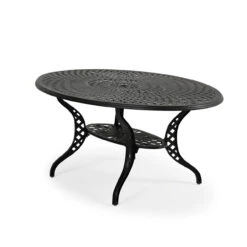 Trellis Outdoor Cast Aluminum 44" X 66" Oval Dining Table