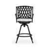 Trellis Outdoor Cast Aluminum Swivel Bar Stool