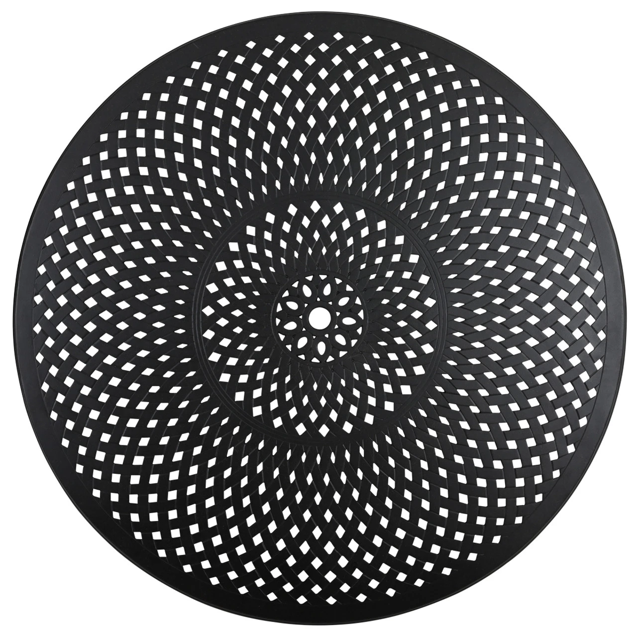 Trellis Outdoor Cast Aluminum 60" Round Dining Table - Image 2