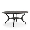 Trellis Outdoor Cast Aluminum 60" Round Dining Table