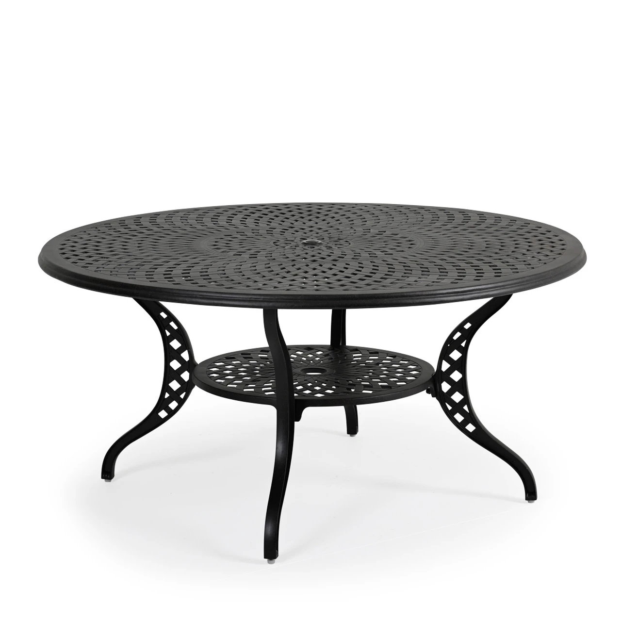 Trellis Outdoor Cast Aluminum 60" Round Dining Table - Image 3