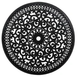 Charleston Outdoor Cast Aluminum 36" Round Bar Height Table