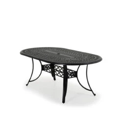 Charleston Outdoor Cast Aluminum 42" X 76" Oval Dining Table