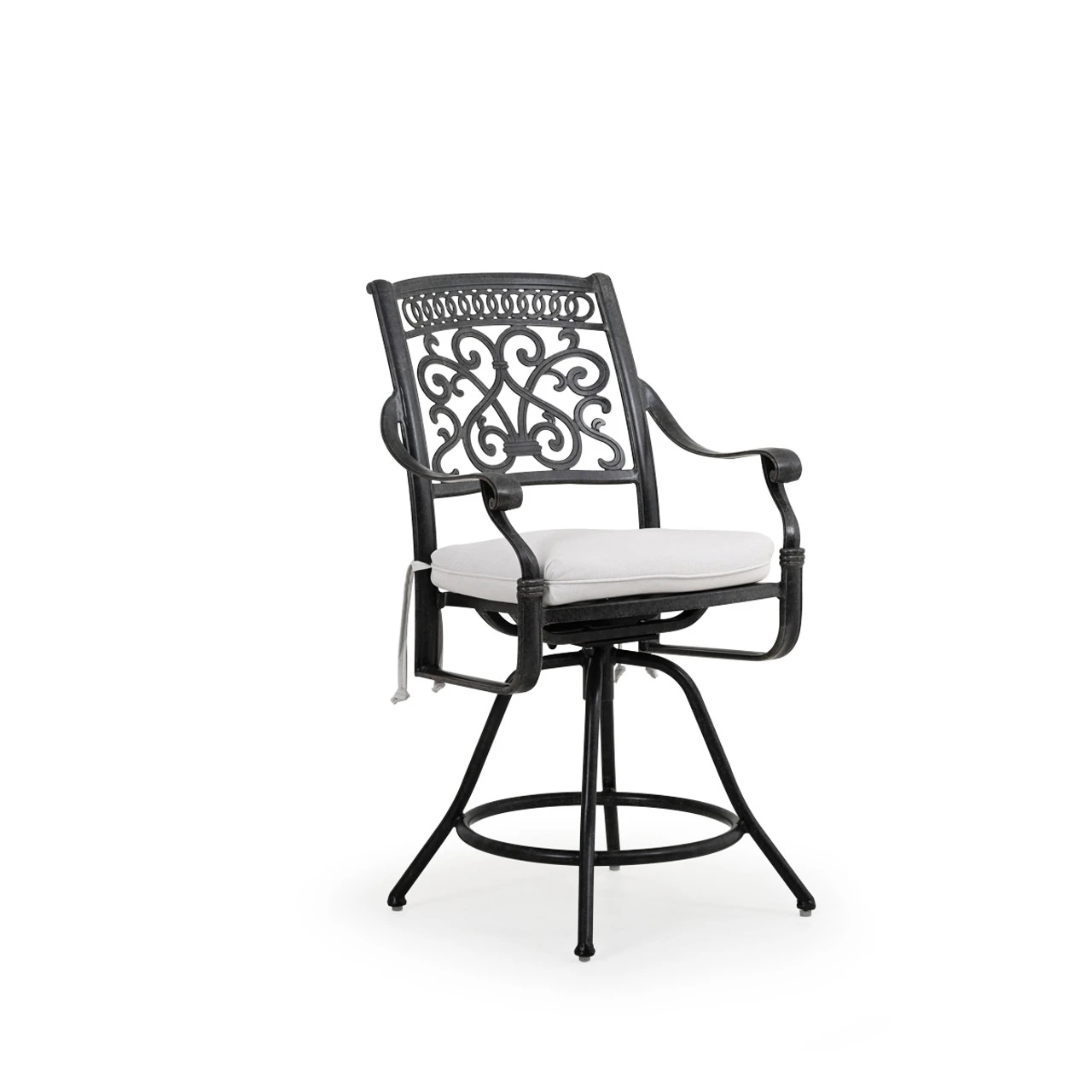 Charleston Outdoor Swivel Counter Height Stool - Image 4