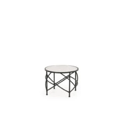 Bermuda Outdoor Aluminum End Table With Tile Top