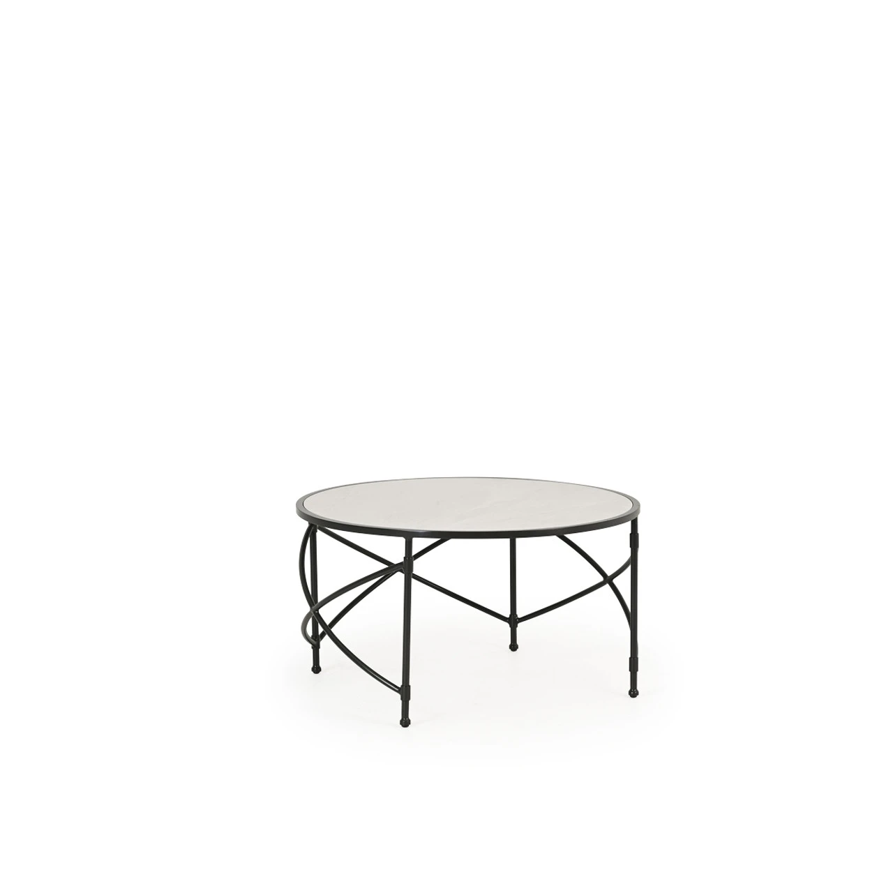 Bermuda Outdoor Aluminum Cocktail Table With Tile Top - Image 4